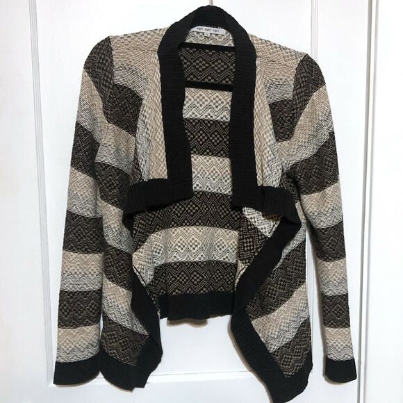 Eight eight eight OPEN FRONT CARDIGAN WATERFALL - Picture 1 of 3